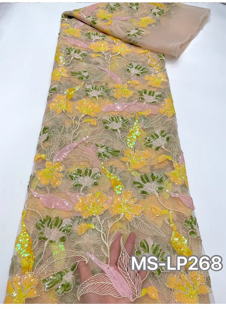 Tecido de luxo de 1 jarda com  - Embroidery Gradient avaliação e preço