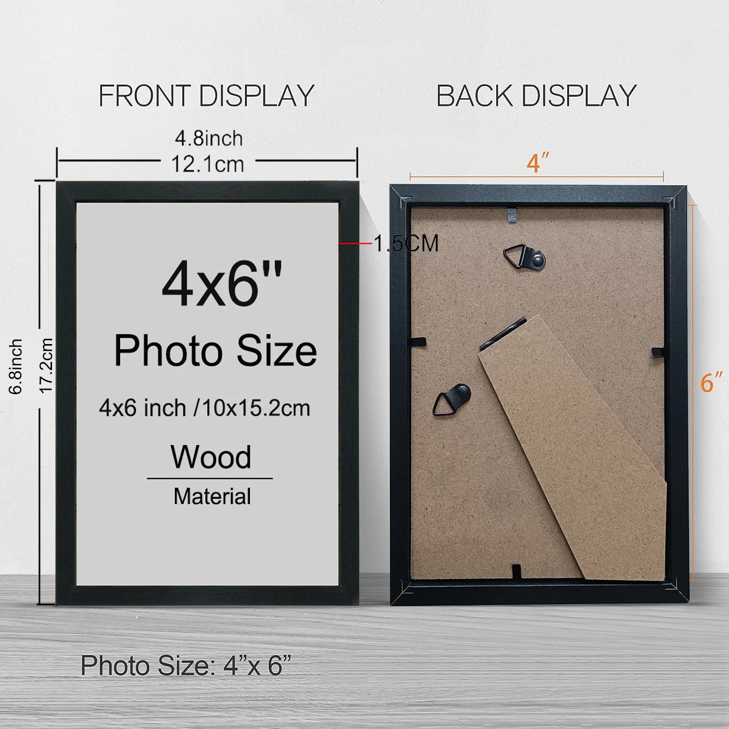 Conjunto de 14 molduras de mad - Frame Display Wood avaliação e preço